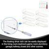 Modern Home Setup 8*3*2 Inches Acrylic Shoe Rack Transparent Shoe Organizer Compact Shoe Holder Maximizes Storage Space