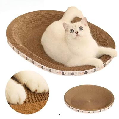 Giocattoli artigli da macinazione rotondi ovali Cuscino a onde per gatti Nido Accessori durevoli per gatti Gatti