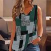 3D Print Geometric Pattern Tank Tops for Women Workout Yoga Gym Printed Summer Sport Shirts Plus Size Vests