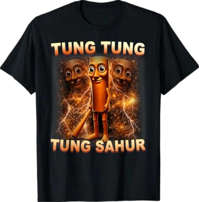 Tung Tung Tung Sahur is Calling Funny Italian Brainrot T-Shirt L
