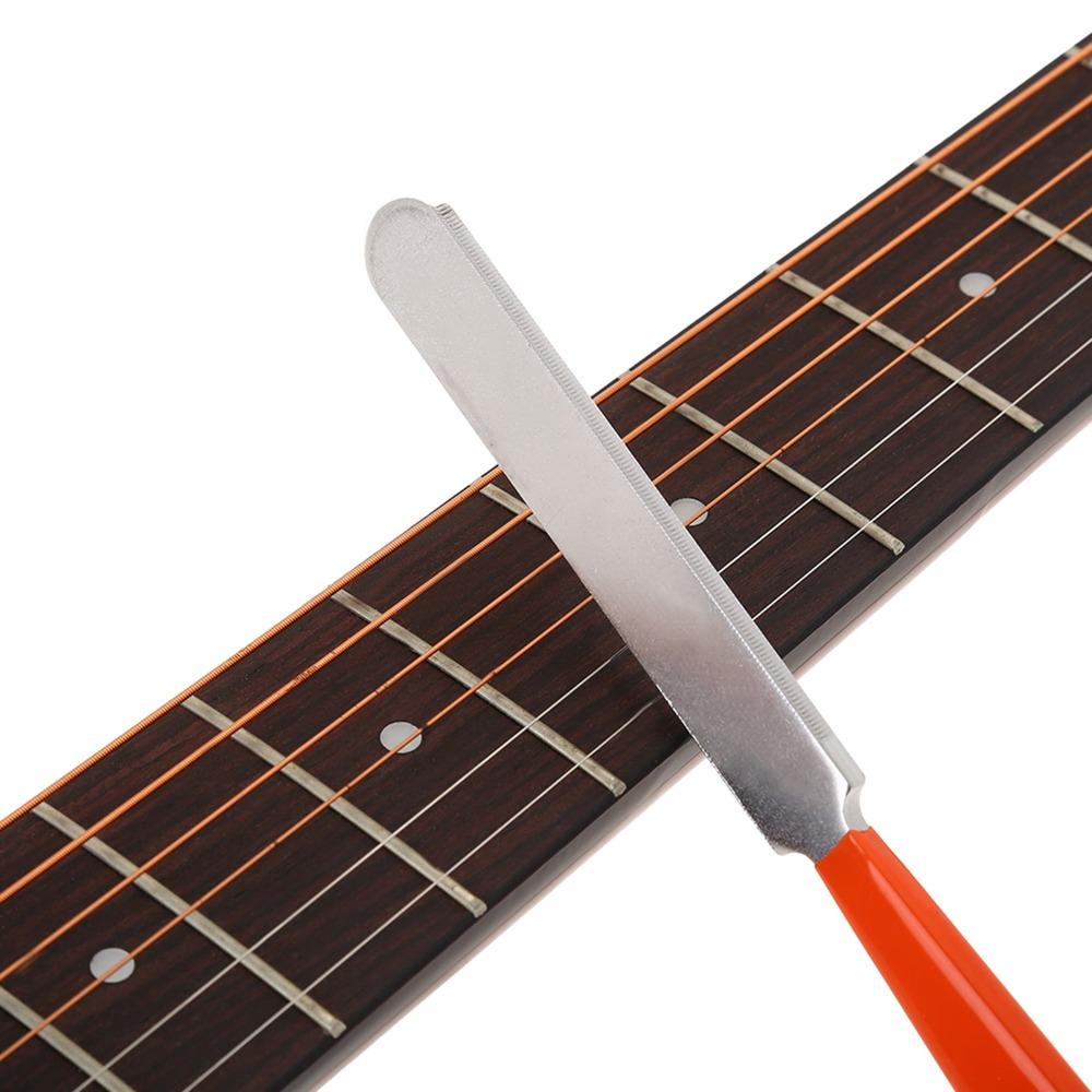 Metal Fret Crowning File Silver Guitar File Set Professional Fret Repair Kit For Guitar Repair