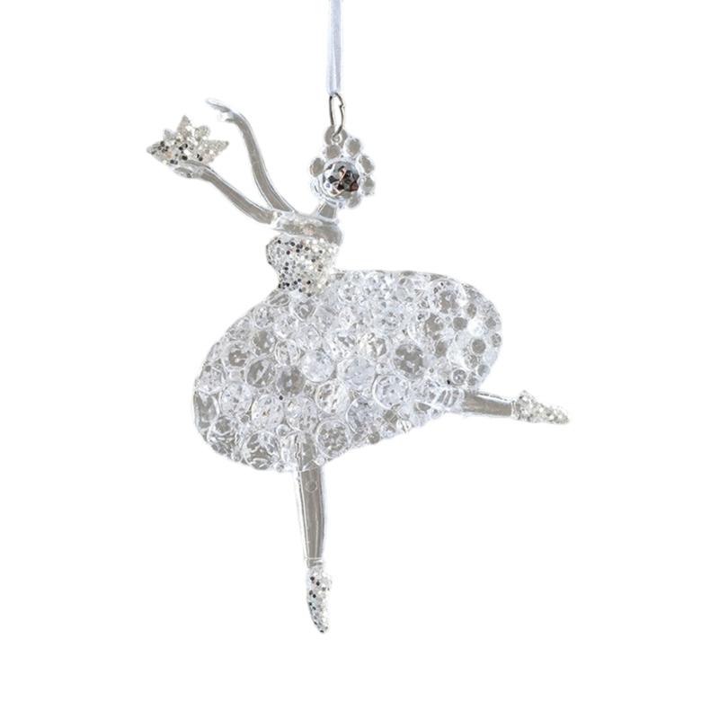 Festival Acrylic Hanging Decorations Snowflake Reindeers Angel Christmas Parties Decoration Set