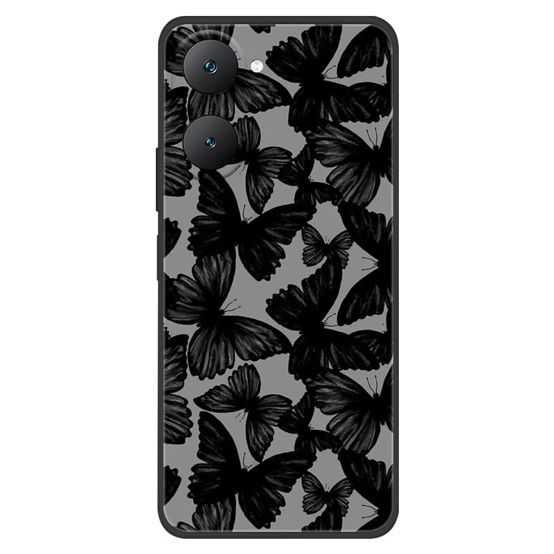 Case For Vivo Y28S Y18 Cases Y18E Y03 Y36T 4G 5G Y28E T3 Lite 5G Soft TPU Silicone Phone Cover For Vivo Y36T 4G Black Back Shell