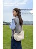 Korean Style Large Capacity Corduroy Shoulder Crossbody Bag - Simple & Fashionable Underarm Design