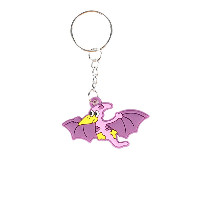 Personalized Cute Cartoon Dinosaur Keychain for Backpack or Accessories