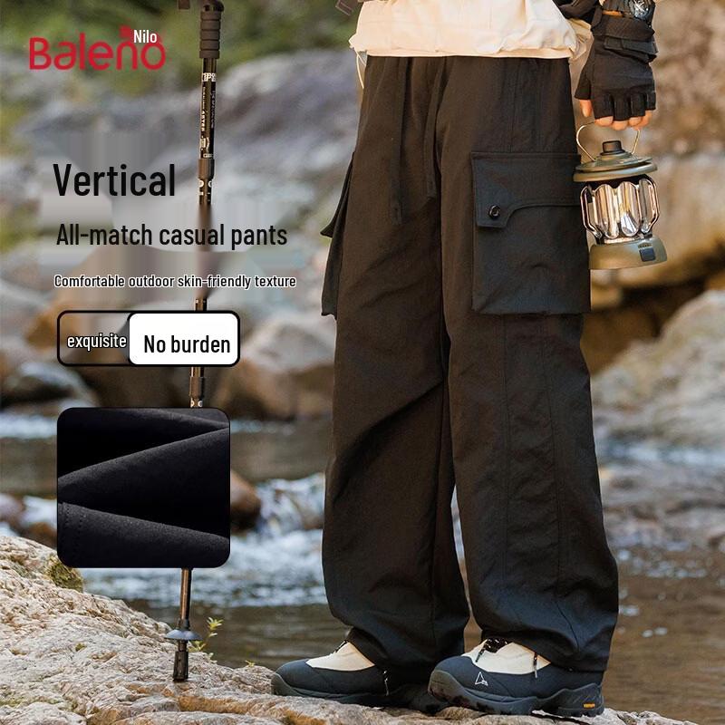 Baleno Men s Loose Fit Multi-Pocket Cargo Pants 3XL