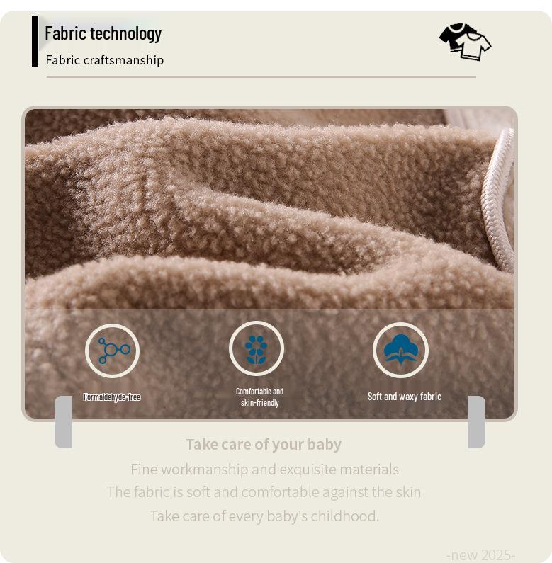 2025 Dziewczęca dwustronna kurtka z polaru bawełnianego w stylu koreańskim - Casualowy płaszcz zimowy