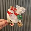 Festiva Molletta per Capelli Albero di Natale e Pupazzo di Neve per Bambini