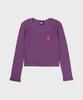 MEDIA82 Pony Waffle Top (Purple)