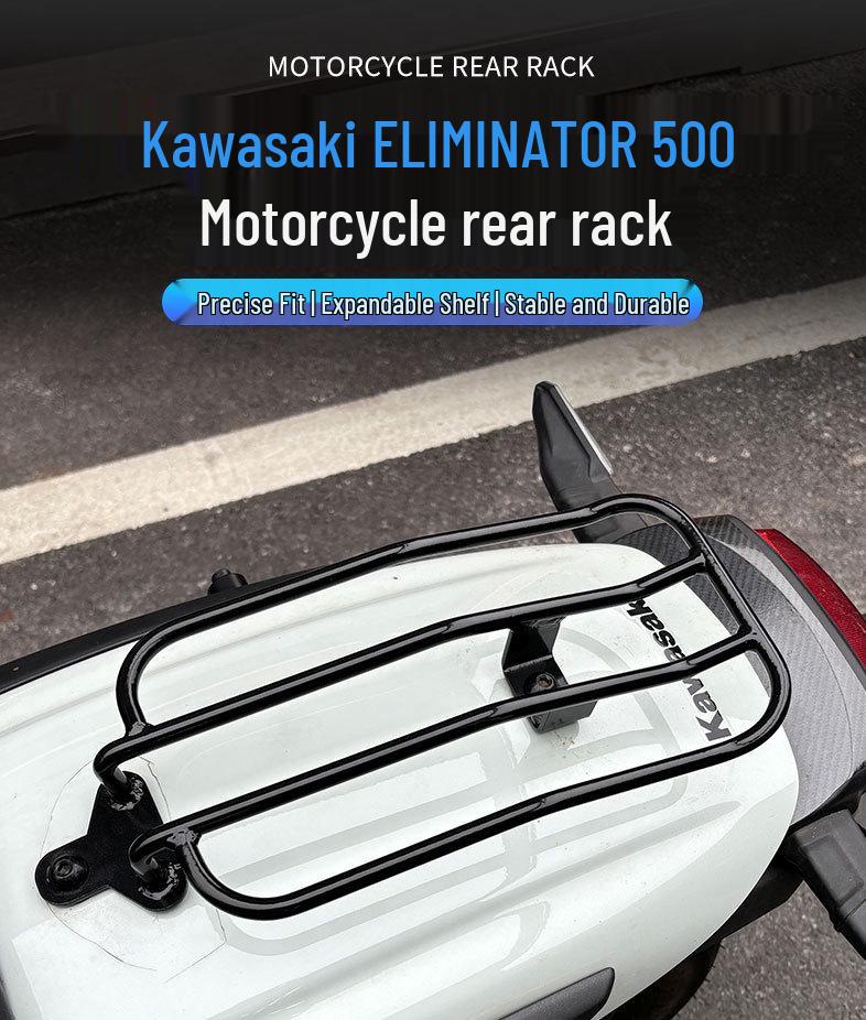 Kawasaki Eliminator 500 All-Metal Rear Tail Luggage Rack