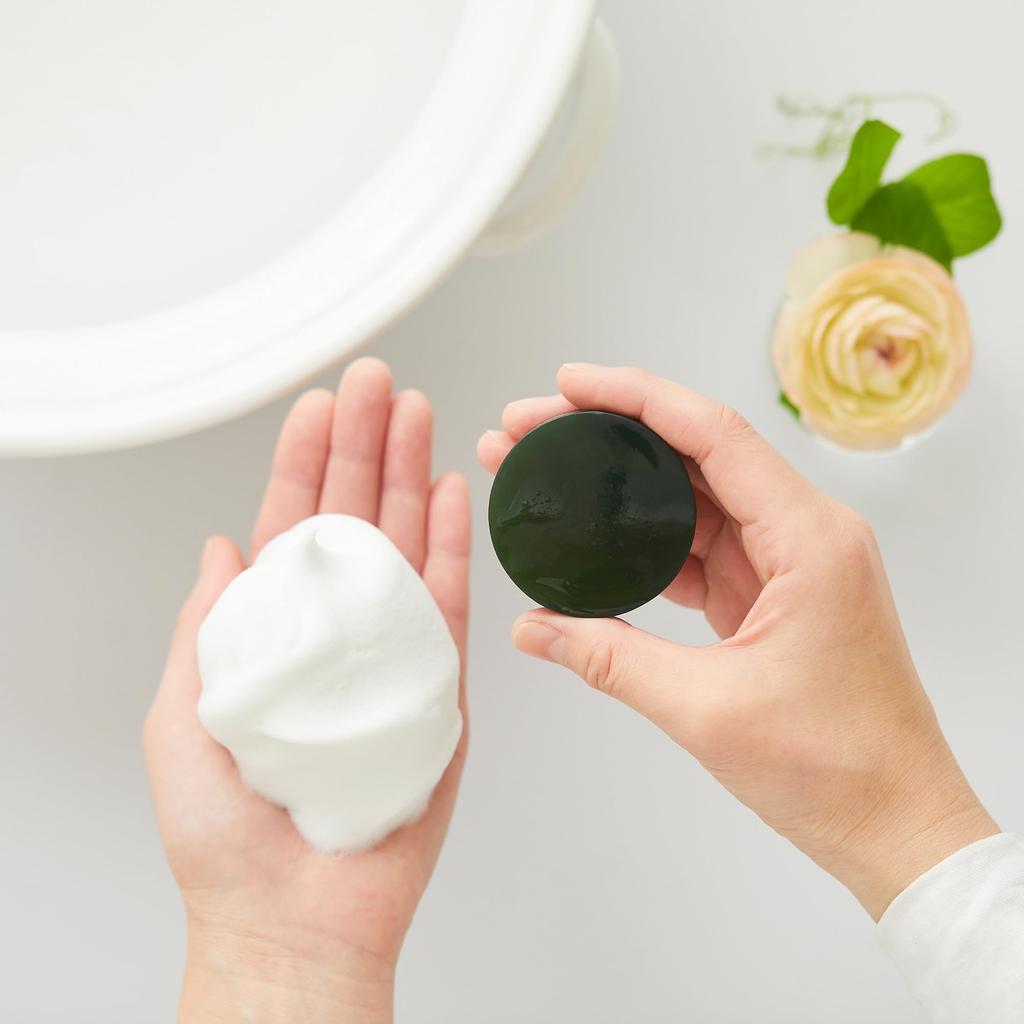 sensitive and pore akyrise Foam Stone Facial Cleansing Solid Rich and Moisturizing Mature Blackhead for People in Their and 60s Cleansing Soap Stone