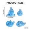 100 Piece Luminously Seal Sculpture Collection Miniature Resins Marine Animal Figurines For Aquariums Decoration