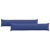 Sofa Cushions 2 Pieces Police Blue 200 X 40 Cm Cord Fabric