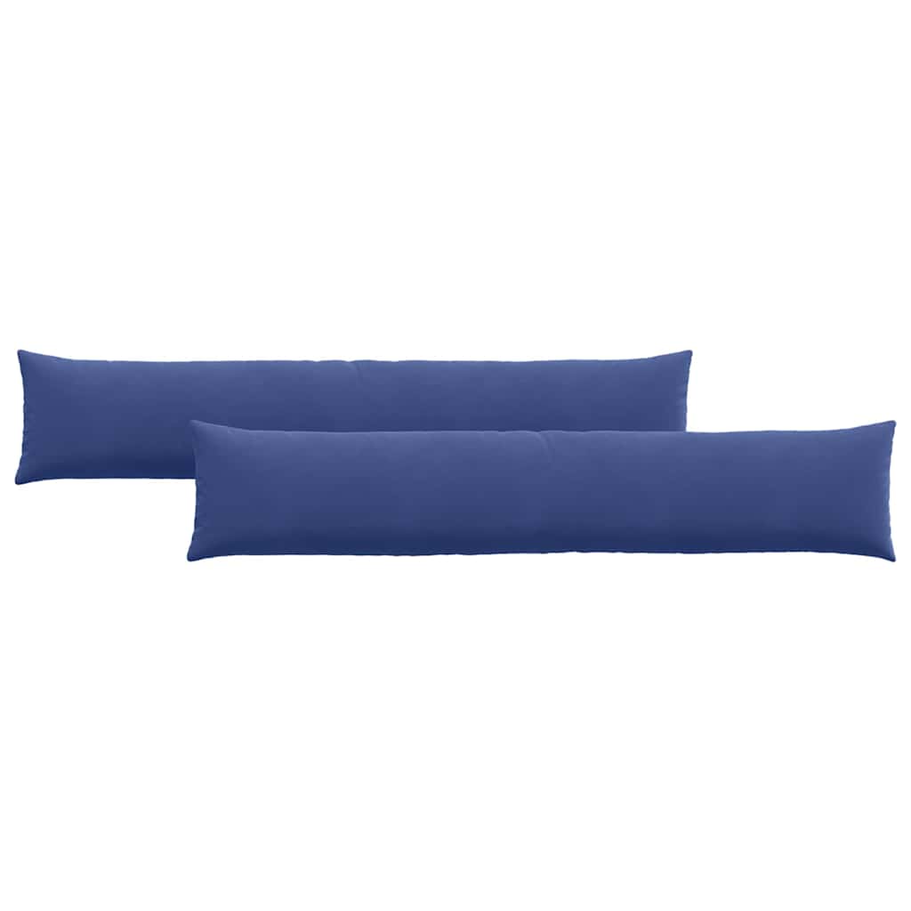 Sofa Cushions 2 Pieces Police Blue 200 x 40 cm Cord Fabric