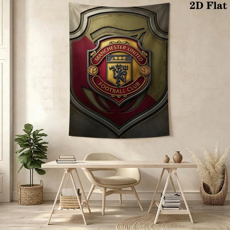 Manchester Football Club Crest Bedding 1 Duvet Cover 2 Pillowcase Without Core Soft And Comfortable Christmas Birthday Gift Bedding Set