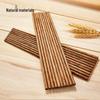 ZISIZ Natural Wenge Wood Chopsticks - 10 Pairs
