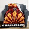 Rammstein Art Flannel Blanket Throw Blanket Soft Warm Sofa Bed Camping Car Home Decor Unique Christmas Gift C9302534