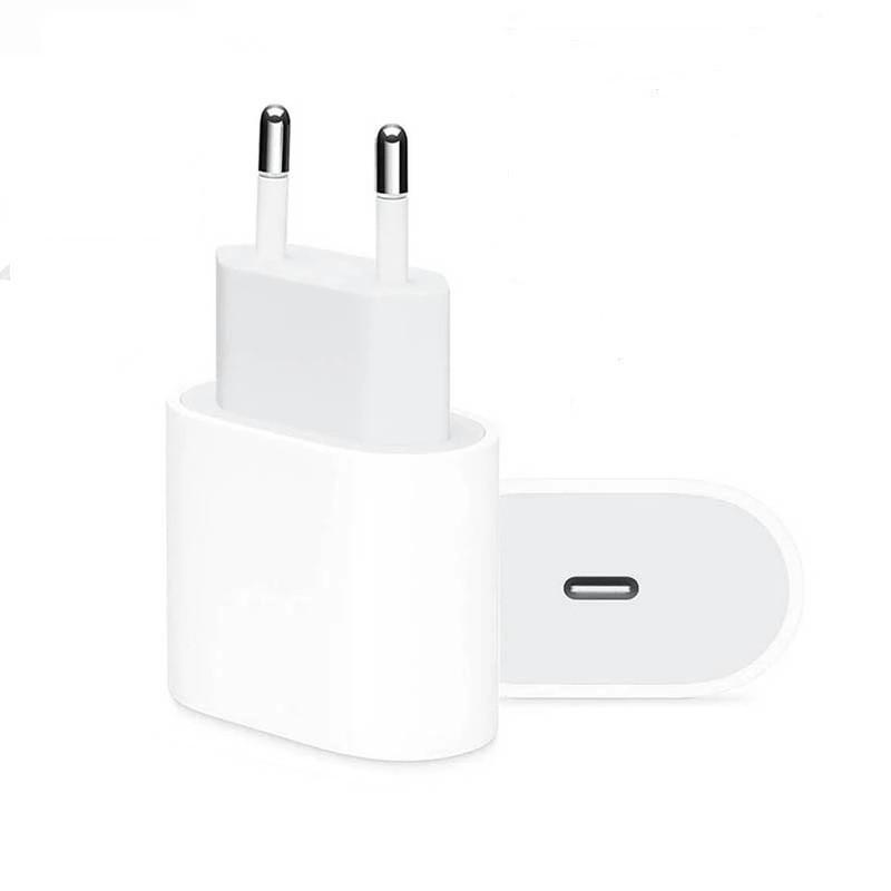 PD25W Fast Charger & EU Standard Cable Set for iPhone 16/14/13/12