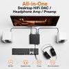 Fosi Audio ZH3 DAC Headphone Amplifier, AKM4493SEQ, XMOS XU316, PCM 768kHz, USB/Optical/Coaxial/RCA/12V Trigger, XLR/RCA/4.4mm/6.35mm, with