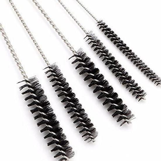 Carburateur Reinigingsset RVS & Nylon Borstels voor Motorfiets Lasbrander ATV Meerdere Maten Naalden (0.4-7mm) met Aluminium Behuizing Roestvrij