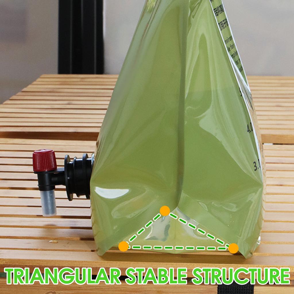 Collapsible Water Containers 8L Reusable Portable Water Bag for Barbecues Sports Festivals Parties