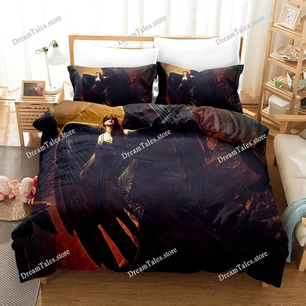 Angel Bedding Set Single Twin Full Queen King Size Fallen Angel Bed Set Aldult Kid Bedroom Duvet Cover Sets 3D Print741