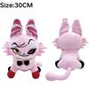 Cursed Cat Alastor Cosplay Plush Angel Dust Husk Lucifer Fat Nuggets Plushies Cartoon Hotel Fantasy Birthday Gifts Mascot Props