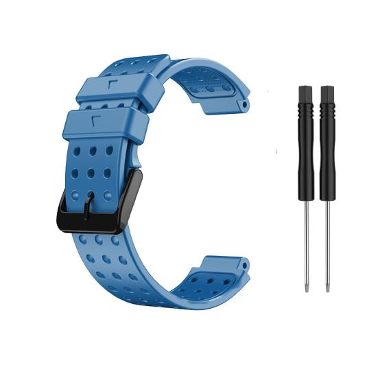 Watch Band Soft Silicone 20mm Watchband Wrist Strap Replacement  for Garmin Approach S20/Forerunner 220 230 235 630 620 735