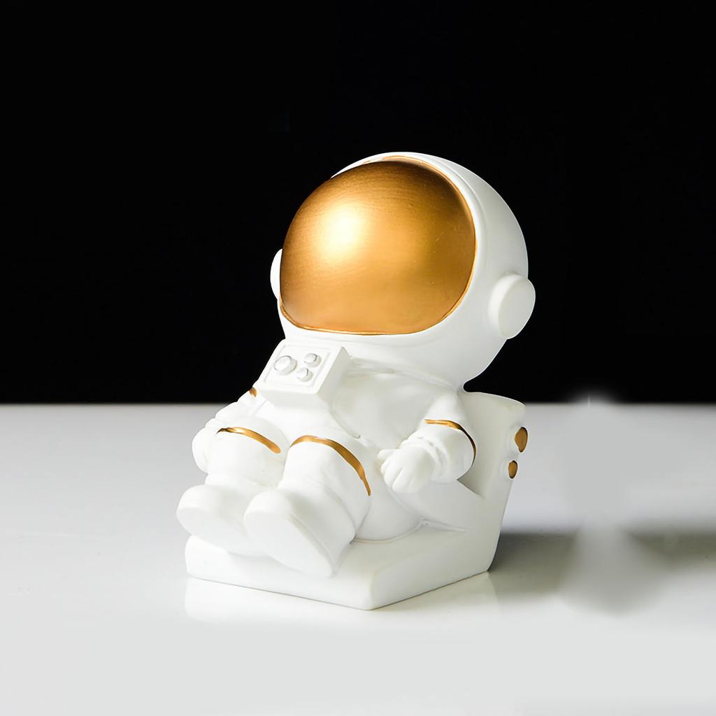Astronaut Ornamente Weltraumreisender Skulptur Statue Modell für Zuhause Bücherregal Schreibtisch Dekoration