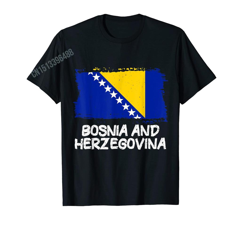 More Design Bosnia Herzegovina Flag Bosnian Power Battery Tshirts For Men Women T Shirt Hip Hop Tops Cotton Tees