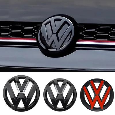 For VOLKSWAGEN Volkswagen Front Grill Emblem Rear Trunk Badge Lid Cover Logo For VW POLO GOLF 5 6 7 7.5 8 MK7 MK7.5 MK8 Scirocco