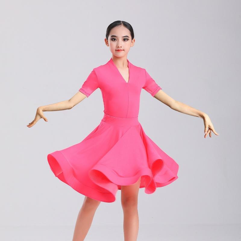 Girl Latin Dance Training Costume Children's Performance Costume Competition Regulations Latin dance dress