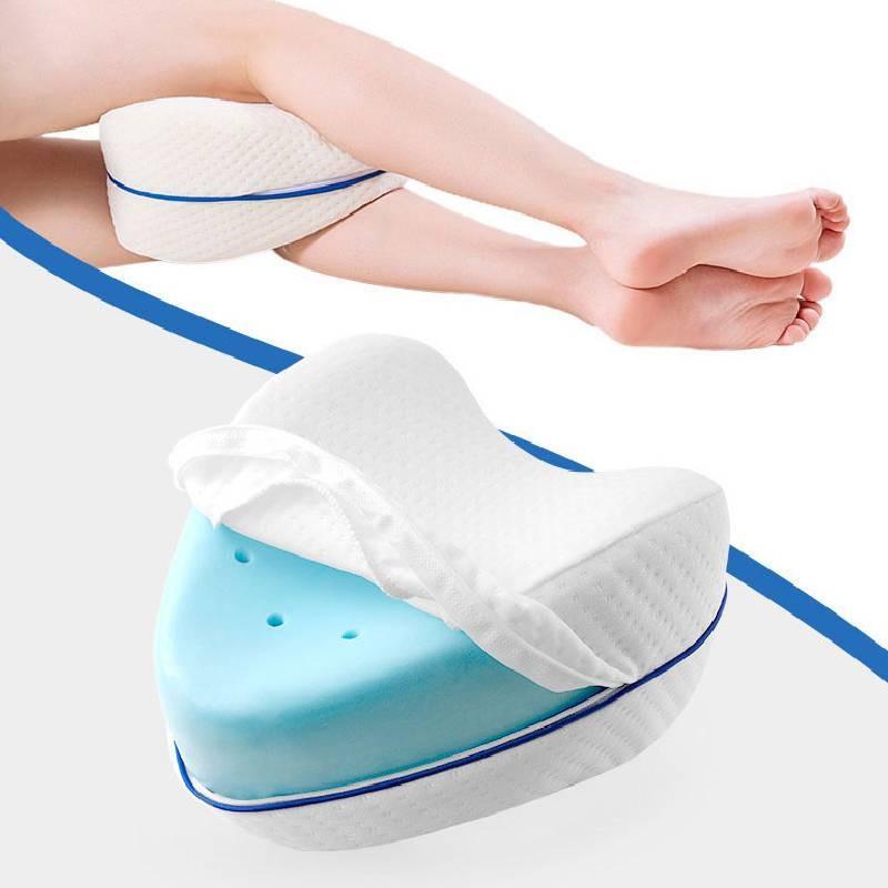 Cómoda Almohada para Piernas de Espuma Viscoelástica Para Durmientes de Lado Ideal Para el Embarazo y un Sueño Reparador