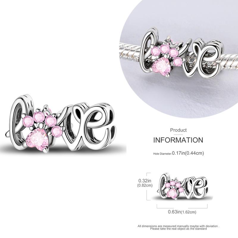 Neueste Kupfer Atemberaubende Charms Perlen Niedliche Haustiere Dangle Leuchtender Hundeanhänger Passend für Original Armband DIY Schmuck