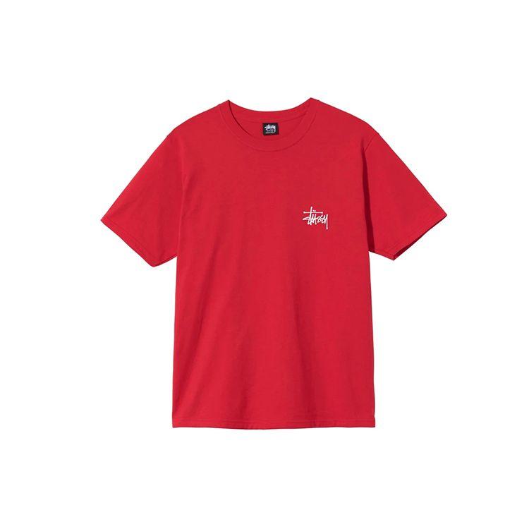 Stussy Classic Basic Printed Short Sleeve T-Shirt Unisex Tops Black 1904257-1