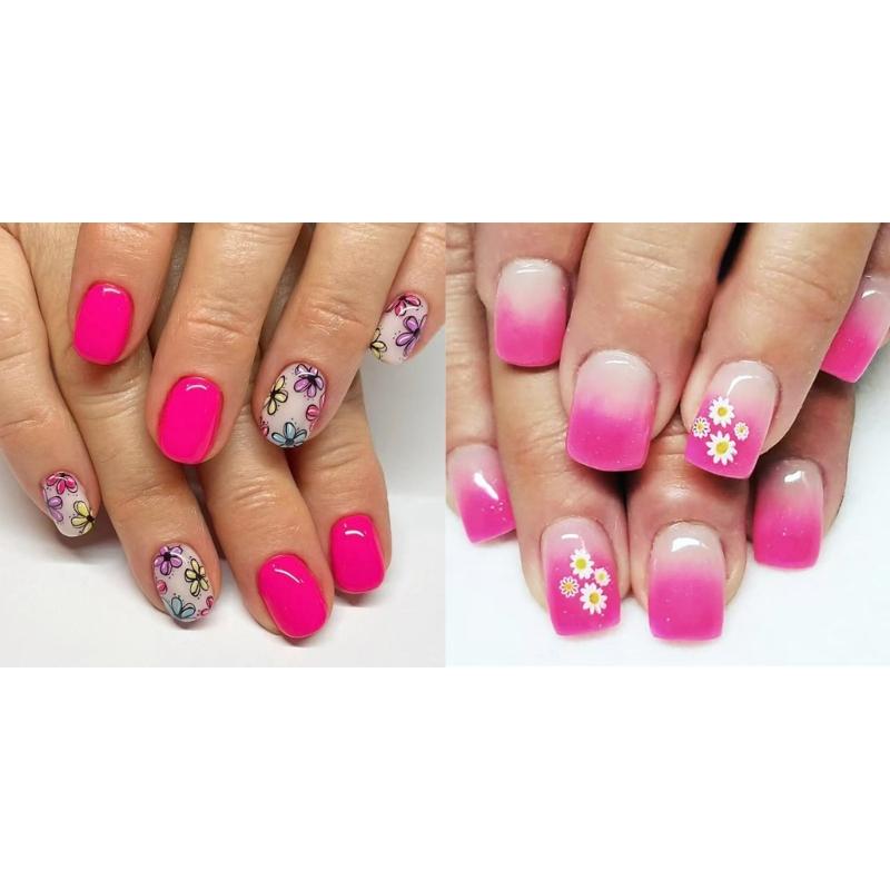 

Накладные ногти Французский кончик Квадратные типсы Накладные ногти с дизайном Искусственные акриловые ногти Полное покрытие Акриловые накладные ногти 1