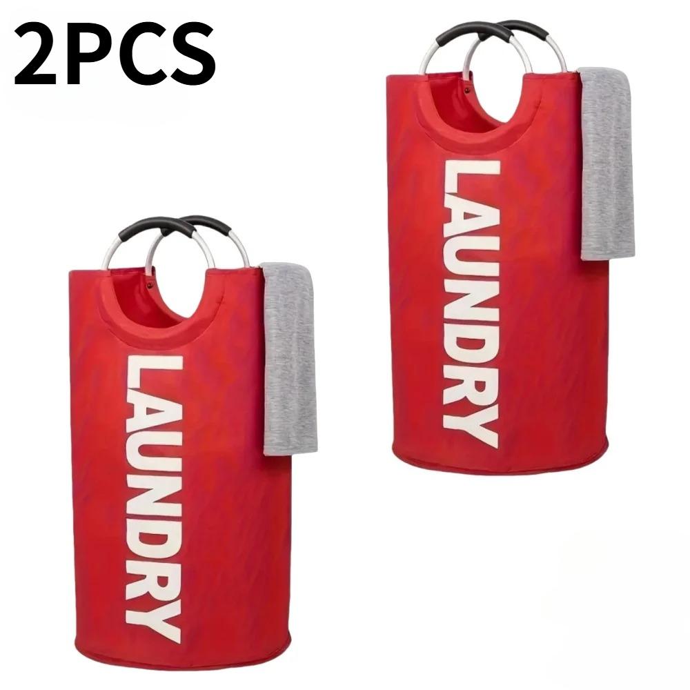 90L Large Capacity Laundry Basket Foldable Dirty Clothes Storage Bag for Bathroom Balcony Multi-Purpose Toys Storage Basket