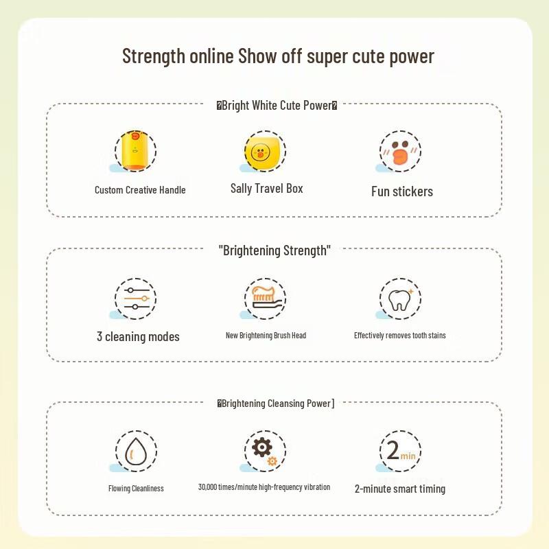 Philips Sonic Electric Toothbrush Sally Chicken IP Co-branded Edition
