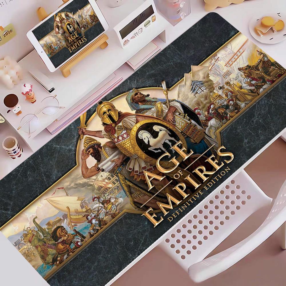 Age Of Empires Gaming Mouse Pad E-sports Gaming Mouse Pad Oversized Personalized Desk Pad Keyboard Mouse Pad Non-Slip Desk Mat
