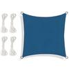 Sunshade Sail, Waterproof, UV Shade, Square, 3.6x3.6, Blue