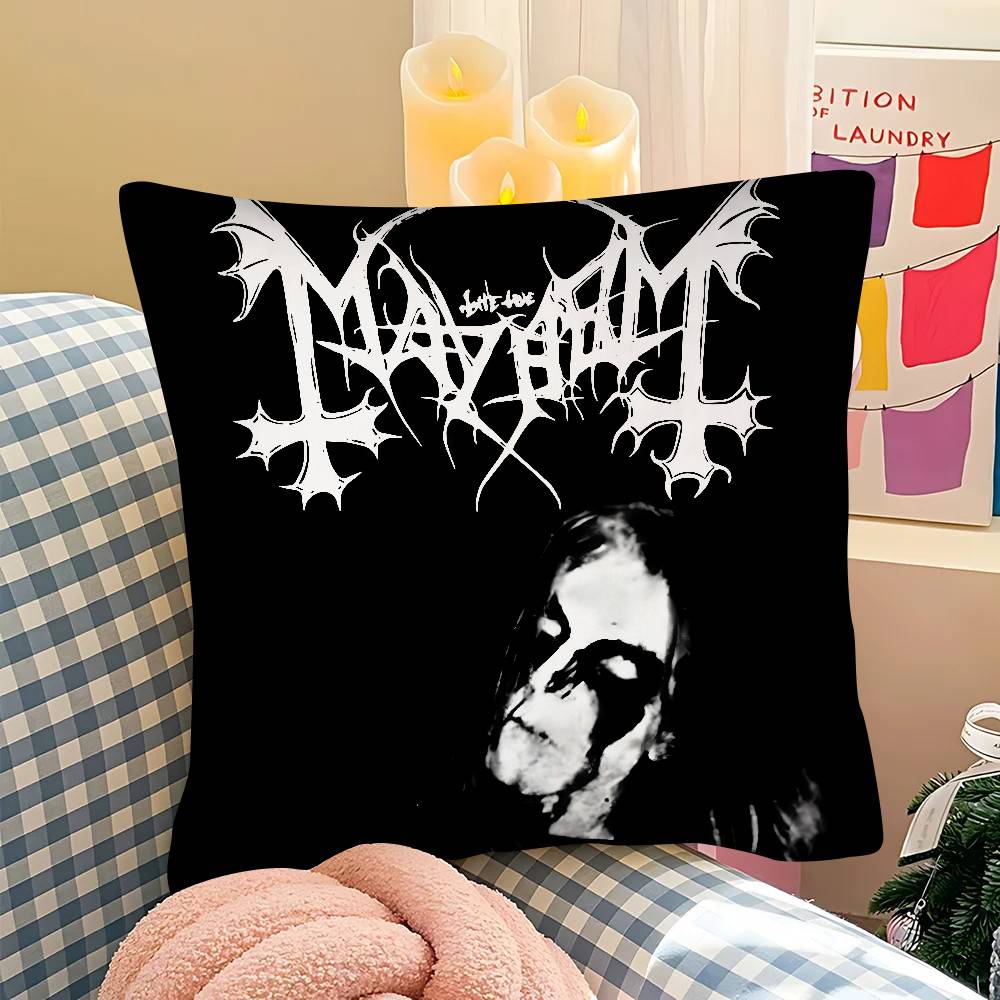 Mayhem Pillow Case Square Pillow Bedroom Sofa Leisure Comfort Cushion Car Living Room Home Decoration