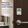 Secure Door Indicator Lock Stainless Steel Door Bolt Latch Privacy Door Lock  Public Restroom