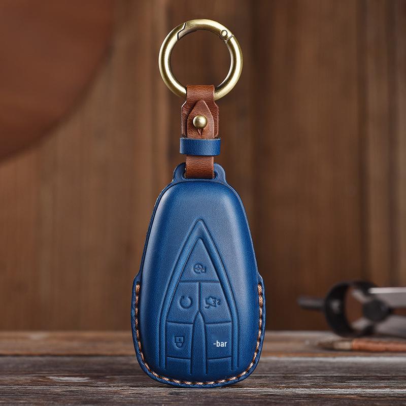 

Vintage Distressed Genuine Cowhide Car Key Case for Changan