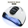 SUN X10 Max 280W LED lampa Sušič nechtov 66LED UV Ľadová lampa na sušenie gél Polish Timer Auto Senzor Manikúra Nástroje