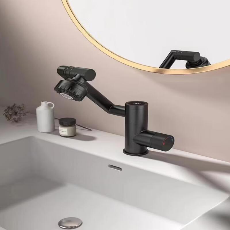 

TLXT Light Luxury Digital Display Basin Faucet