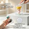 Bearbrick 8cm Protective Case 3D Scan Design 2WAY Set Clear Keychain Extra Large Display Included TPU Yellowing Prevention Dustproof Shock Resistant