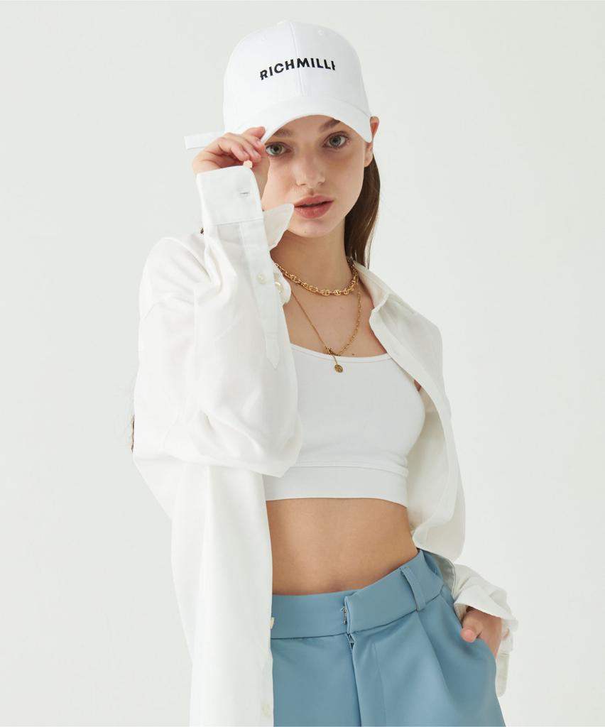 Lichimilli Schriftzug Oversized Baseballkappe