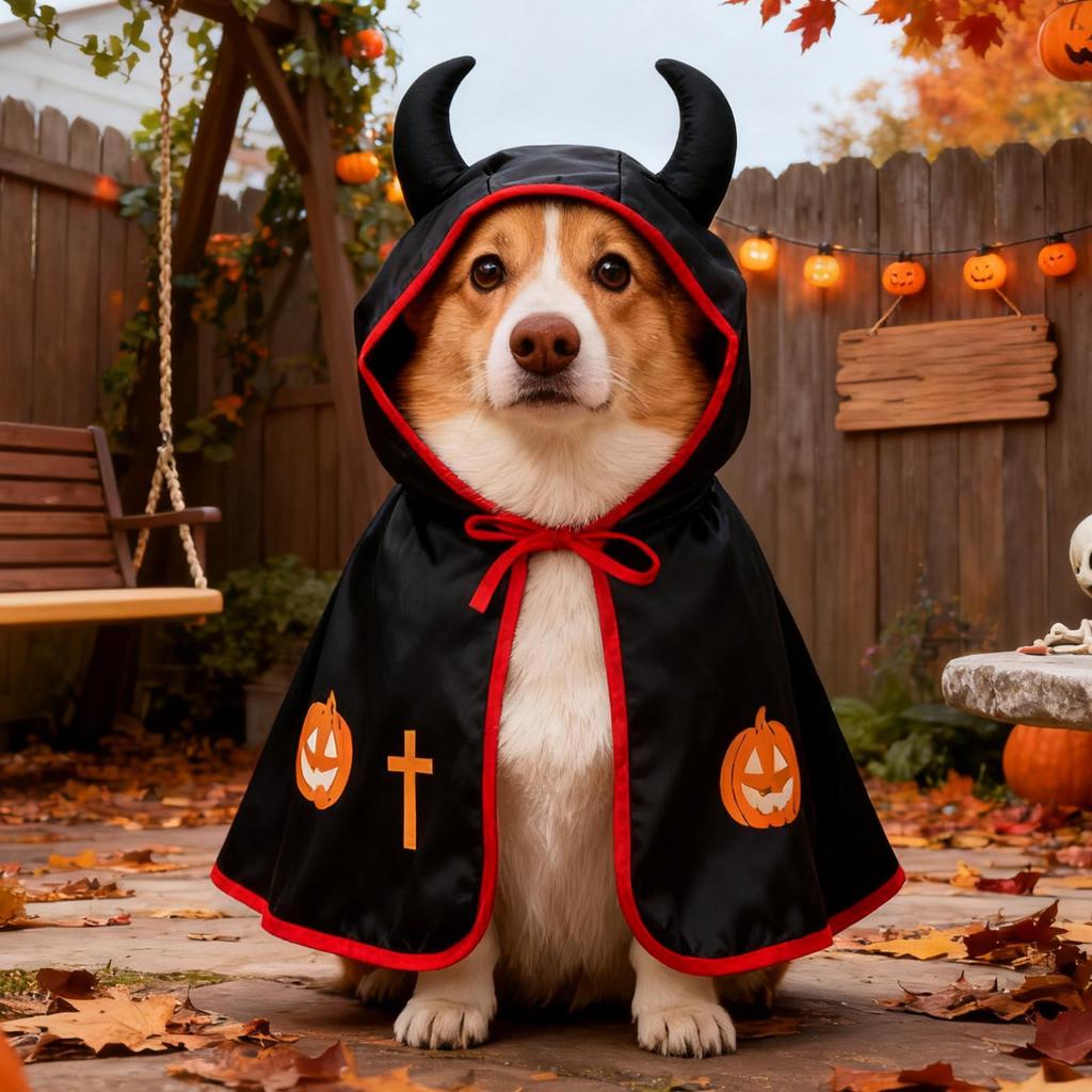 Halloween Pet Costumes Cat Funny Cosplay Cloak Pet Halloween Costumes For Puppy Photo Props Large Breed Photo Props