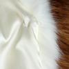 Imitation mink coat fur coat women's long imitation fox fur collar slim-fitting cotton top cotton coat