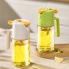 Glass Oil Sprayer Bottle for Kitchen 2-in-1 Spray & Pour Oil Dispenser Non-Drip Nozzle Atomizing Oil Sprayer with Anti-Clog Filter